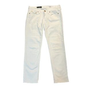 J. Crew Matchstick Cropped White Jeans Size 26